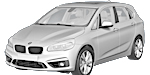 BMW F45 P389D Fault Code